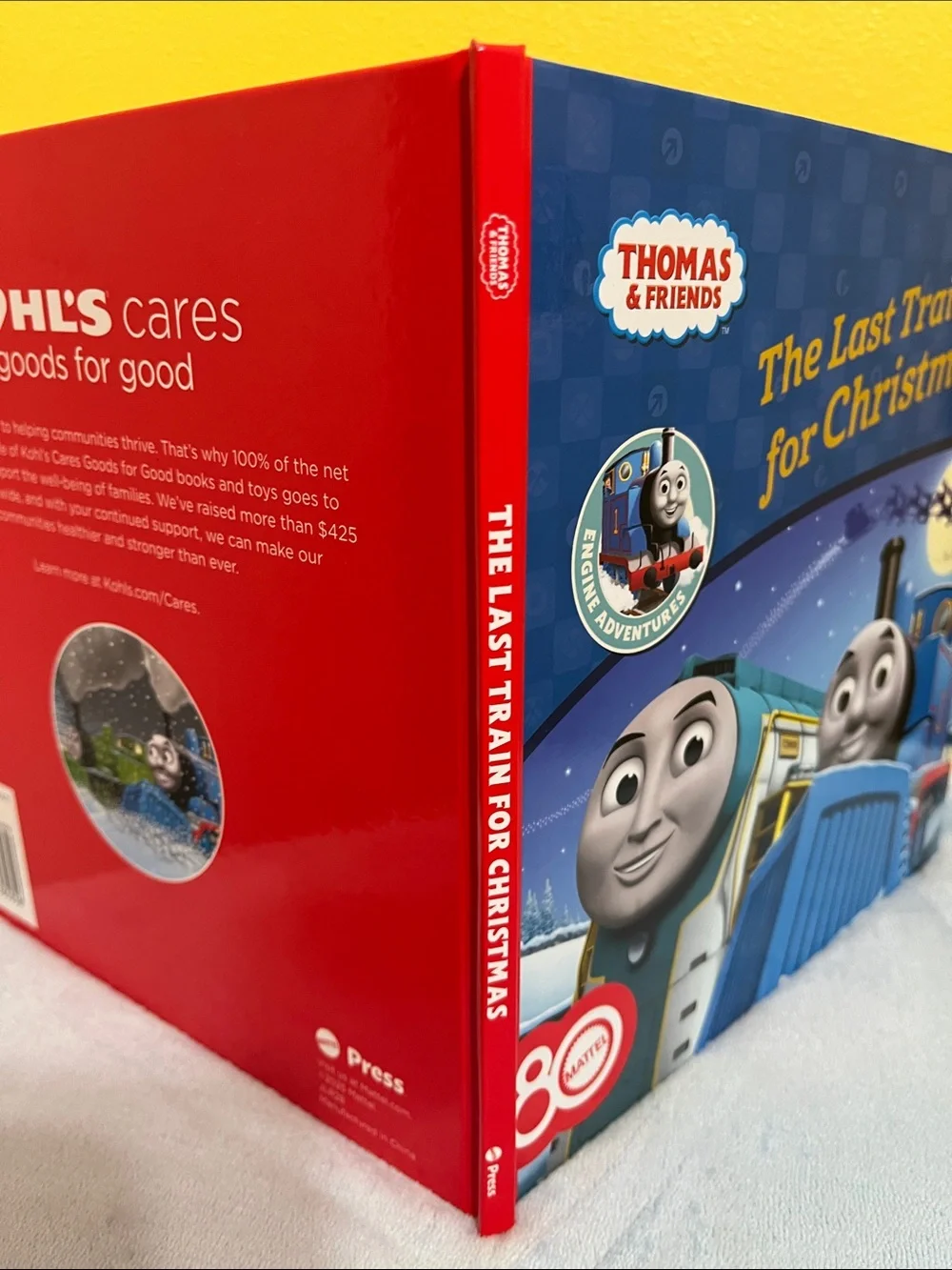 NEW Thomas & Friends The Last Train for Christmas Hardcover Book- KOHL'S CARES